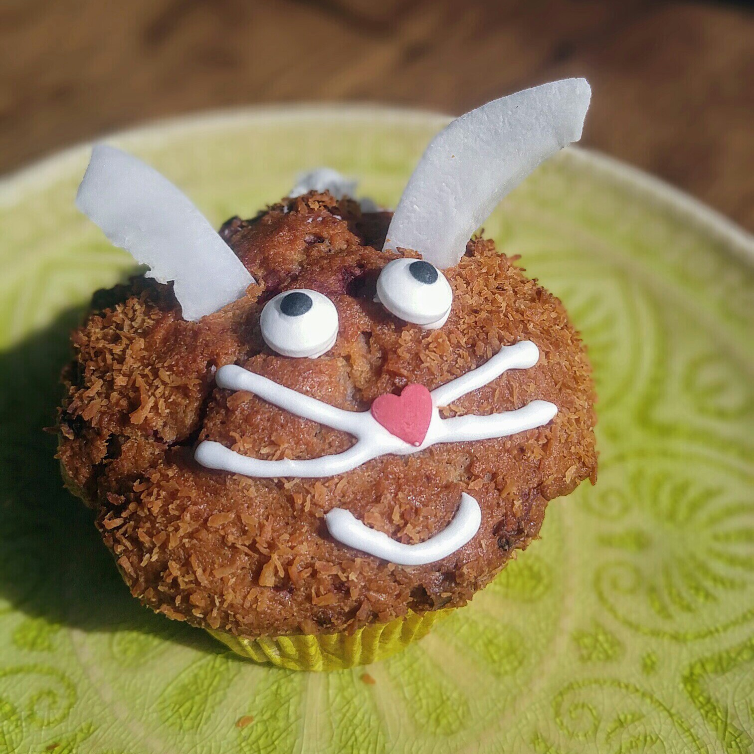 Himbeermuffin-Hase